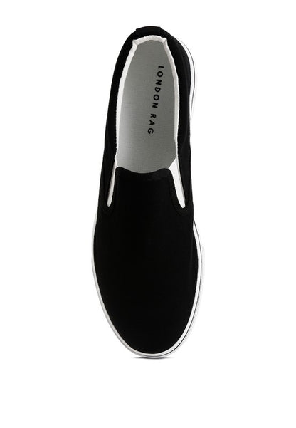 Pure Merlin Canvas Slip On Sneakers