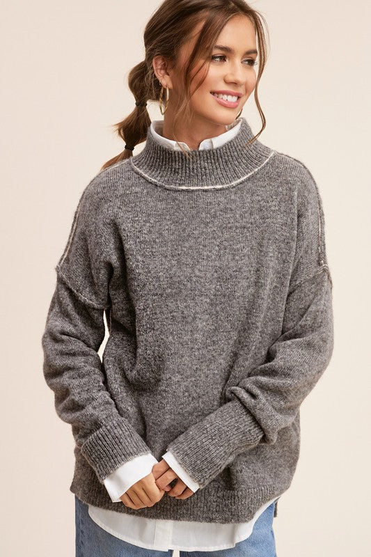 Easy Peasy Lounge Long Sleeve Ella Sweater