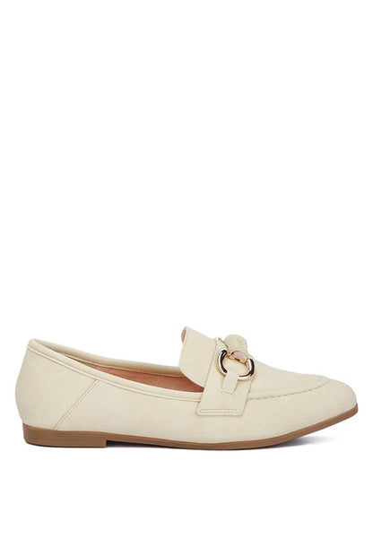 Asher Horsebit Embellished Raffia Loafers