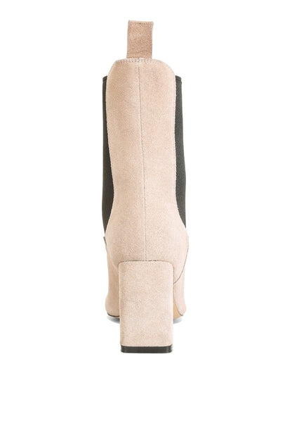 Gaven Suede High Ankle Chelsea Boots