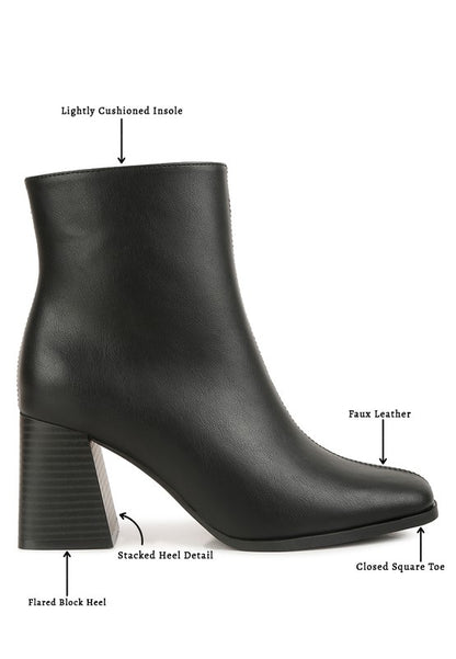 Cox Cut Out Block Heeled Chelsea Boots