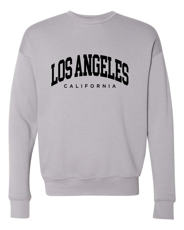 Western Style Los Angeles California Graphic Crewneck Sweatshirt