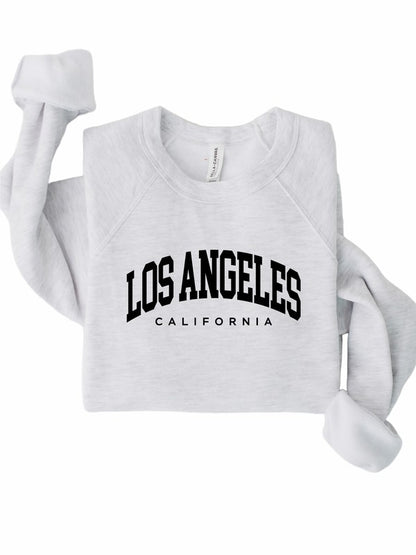 Western Style Los Angeles California Graphic Crewneck Sweatshirt