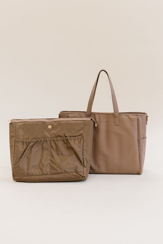 Rectangle SIGNATURE TOTE CARRY ALL ON LAPTOP BAG
