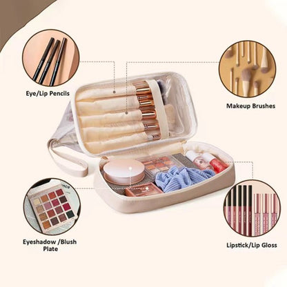 Clear STUFF Make up Cosmetic Bag Travel Organizer Case