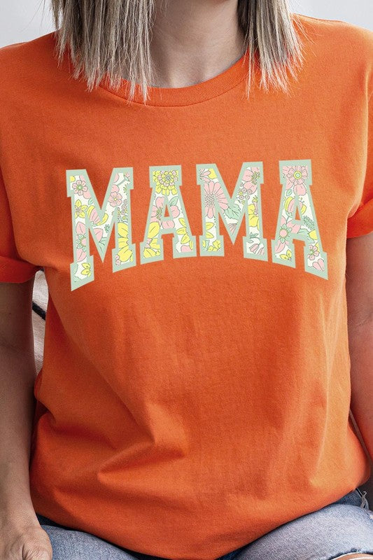 Floral Mama Mothers Day Graphic T Shirts