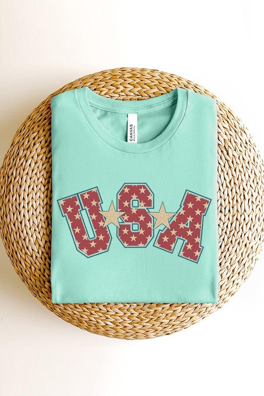 USA Star 4th of July America Graphic T Shirts