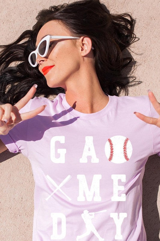 Game Day Baseball Graphic T Shirts