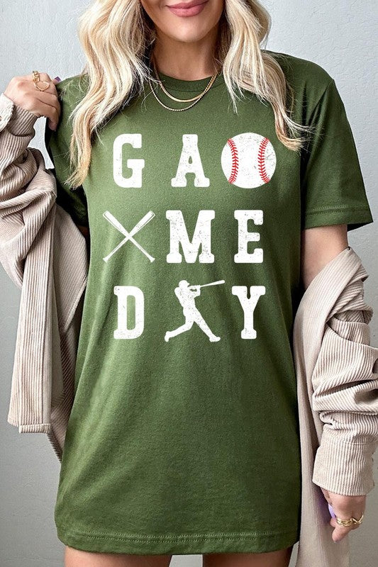 Game Day Baseball Graphic T Shirts