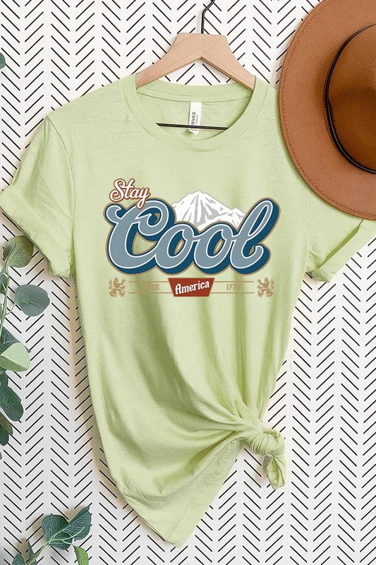 Stay Cool America Graphic T Shirts