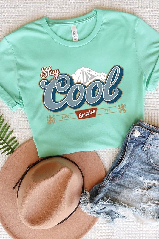 Stay Cool America Graphic T Shirts