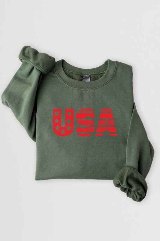 USA Graphic Fleece Sweatshirts