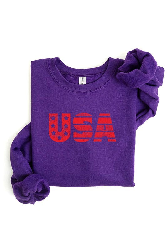 USA Graphic Fleece Sweatshirts
