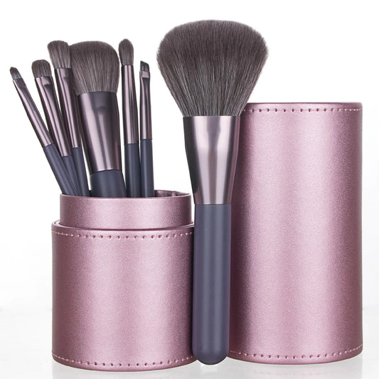 High-End Makeup Brushes Set with Bucket Blush Powder Eyeshadow Eyebrow Foundation Beauty Makeup Tool Brochas