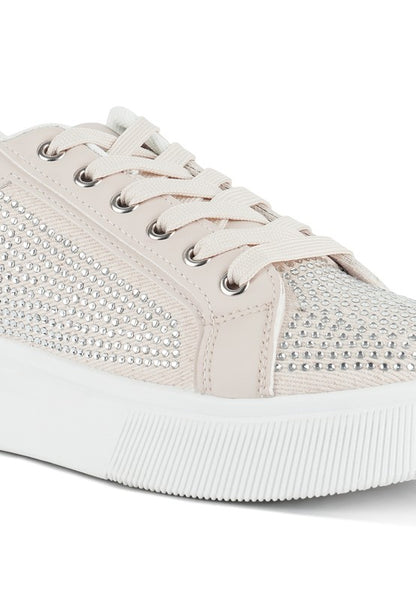 CAMILLE Embellished Chunky Sneakers