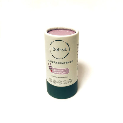 All Natural , Plastic-Free Deodorants. 3oz.