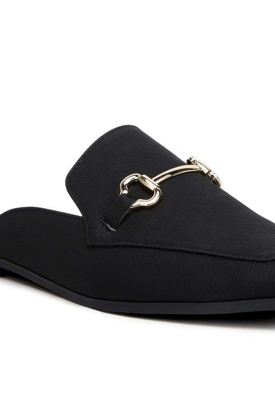 Horsebit Slip On Mules