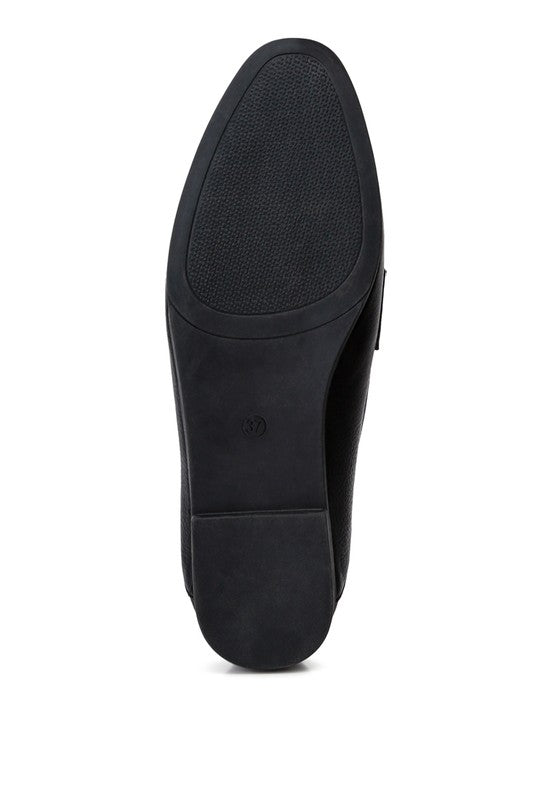 Asher Horsebit Embellished Raffia Loafers